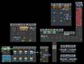Team Aqua Hideout 1F with identified warps, items and important NPCs