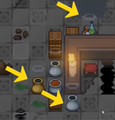 Fuming Objects in Kitchen
