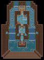 Upper floor with shortest path